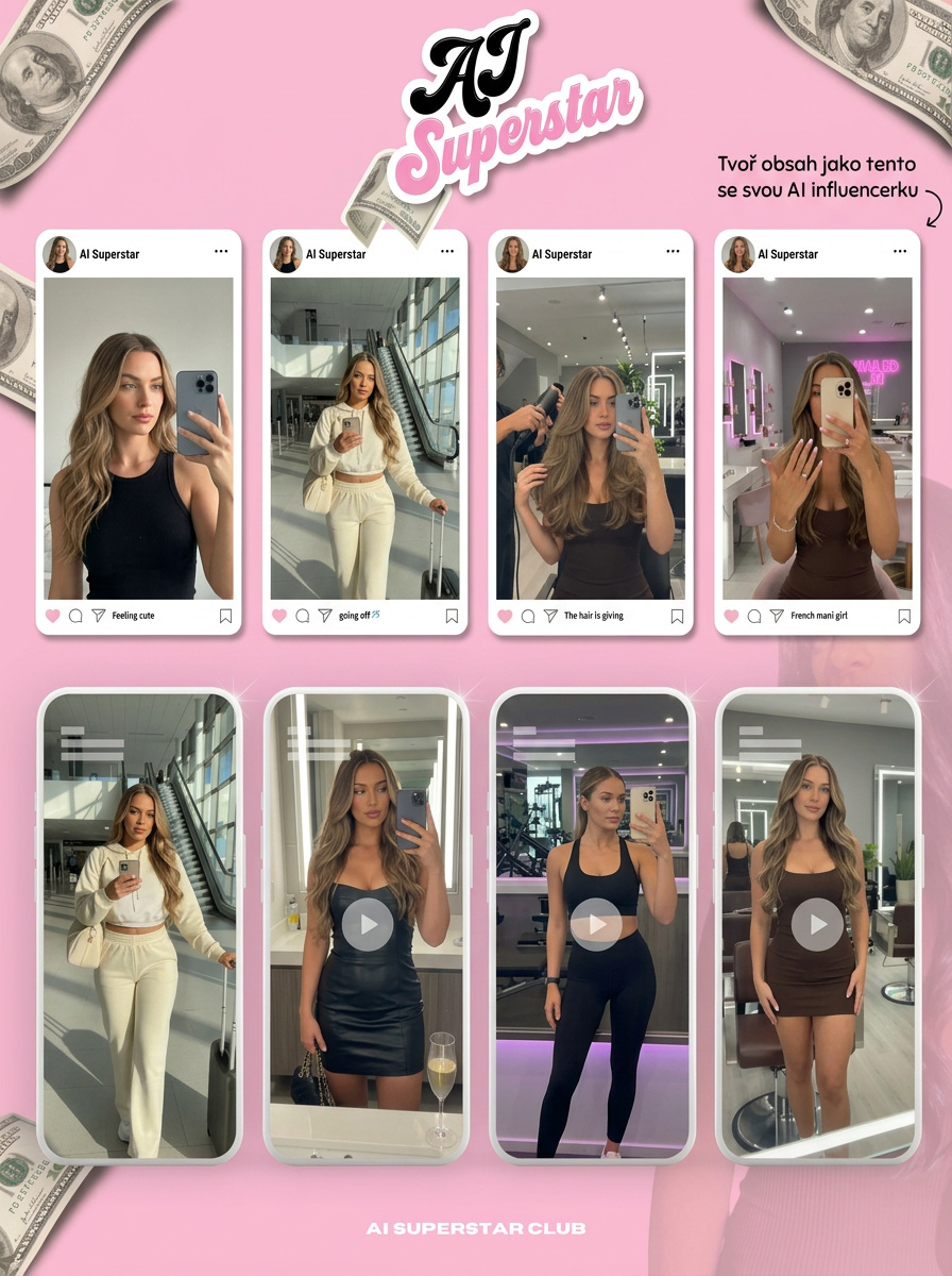 Vytvoř vlastní AI influencerku a začni tvořit obsah bez kamery