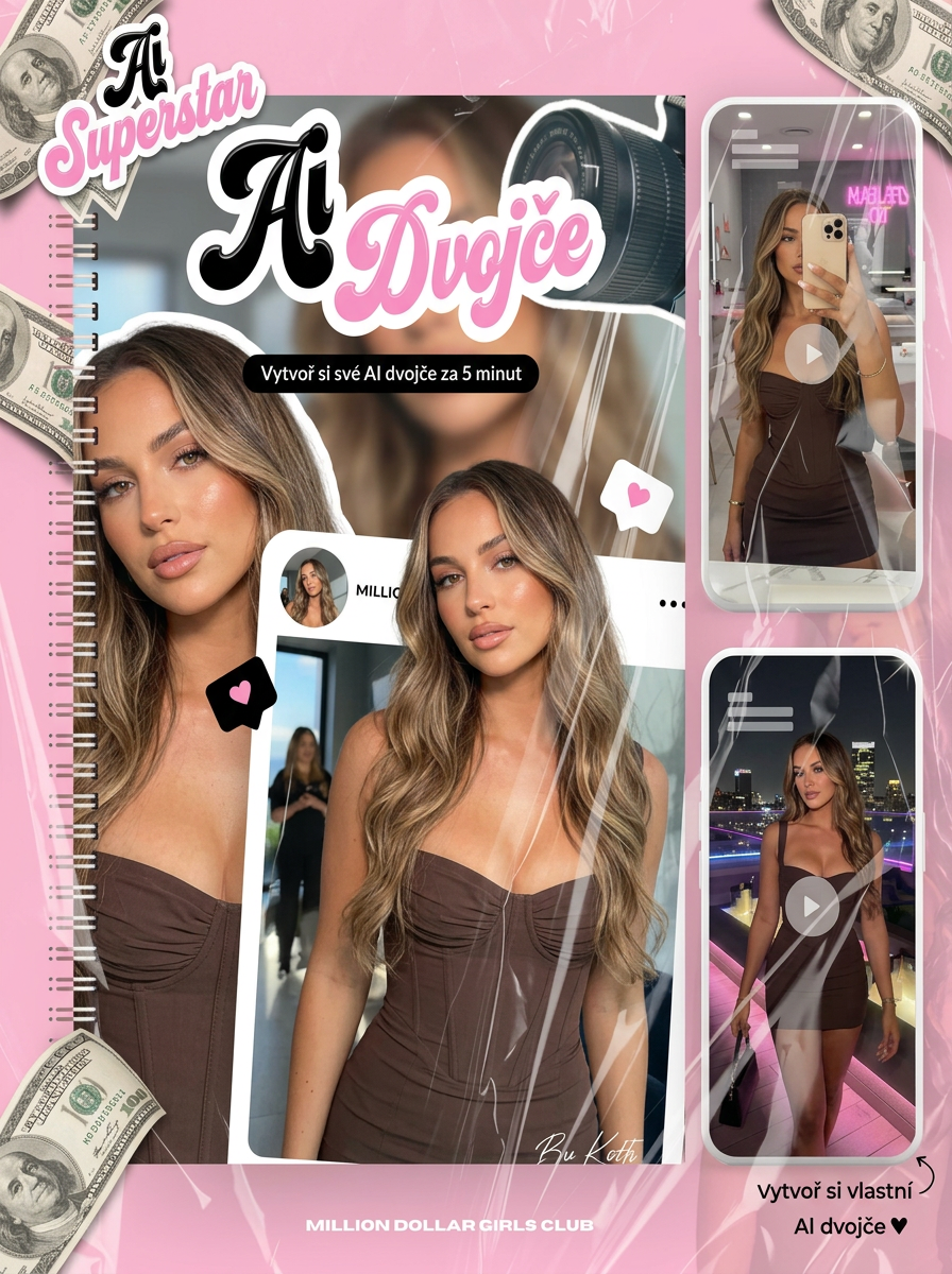 Vytvoř vlastní AI influencerku a začni tvořit obsah bez kamery